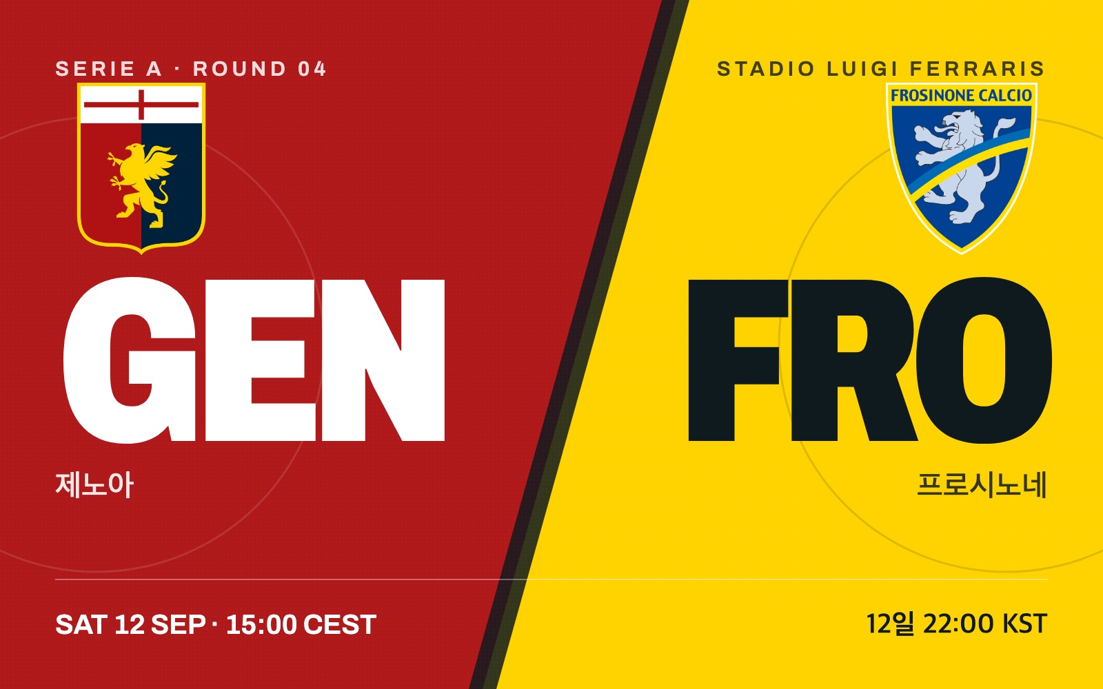 Genoa vs Frosinone