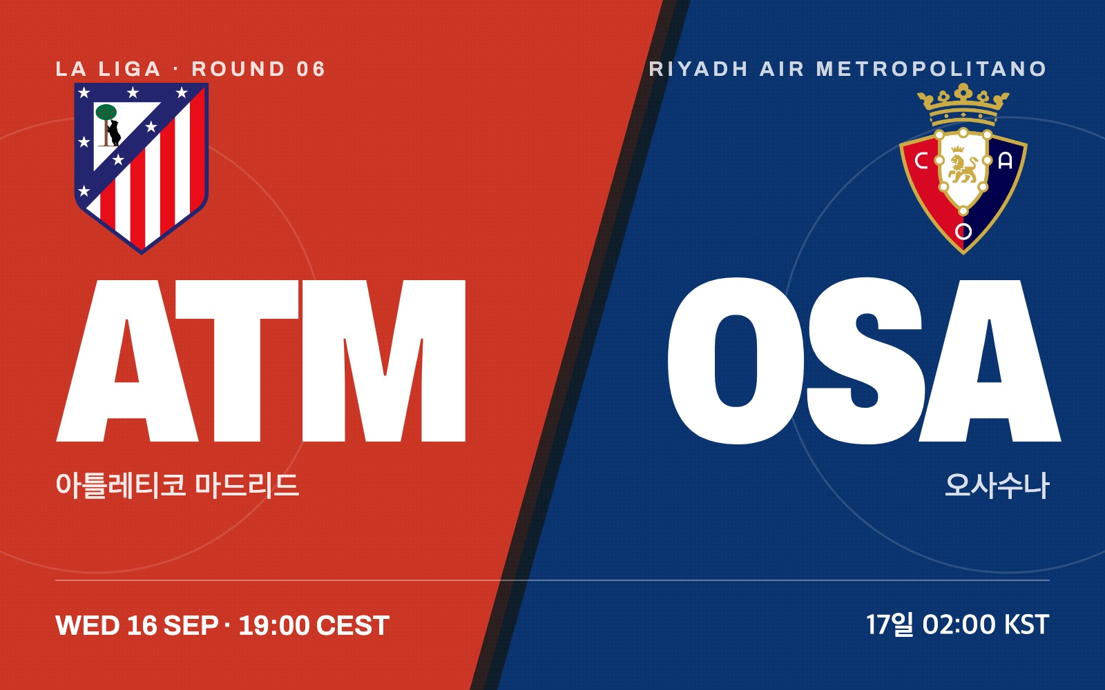 Atlético Madrid vs Osasuna