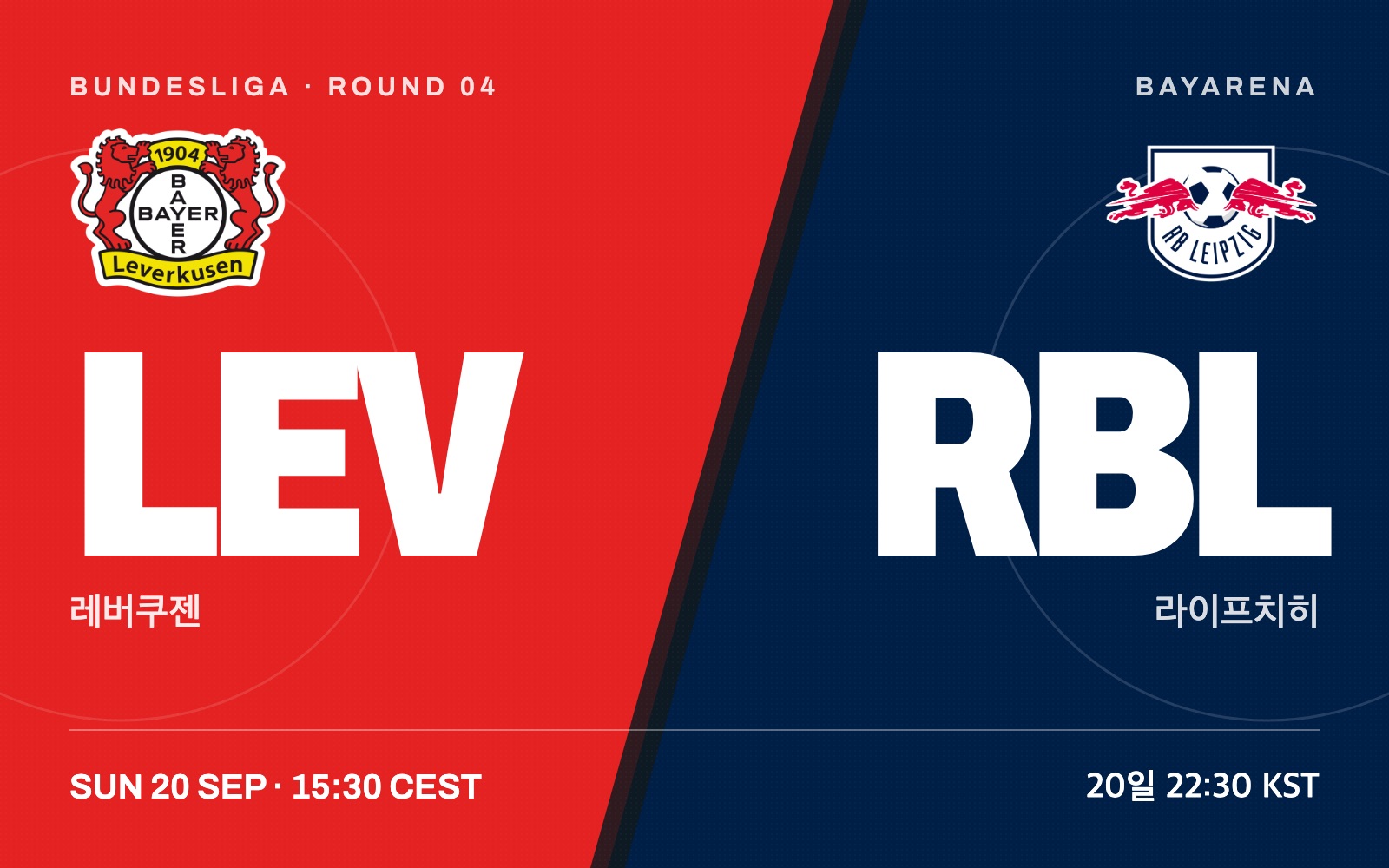 Bayer Leverkusen vs RB Leipzig