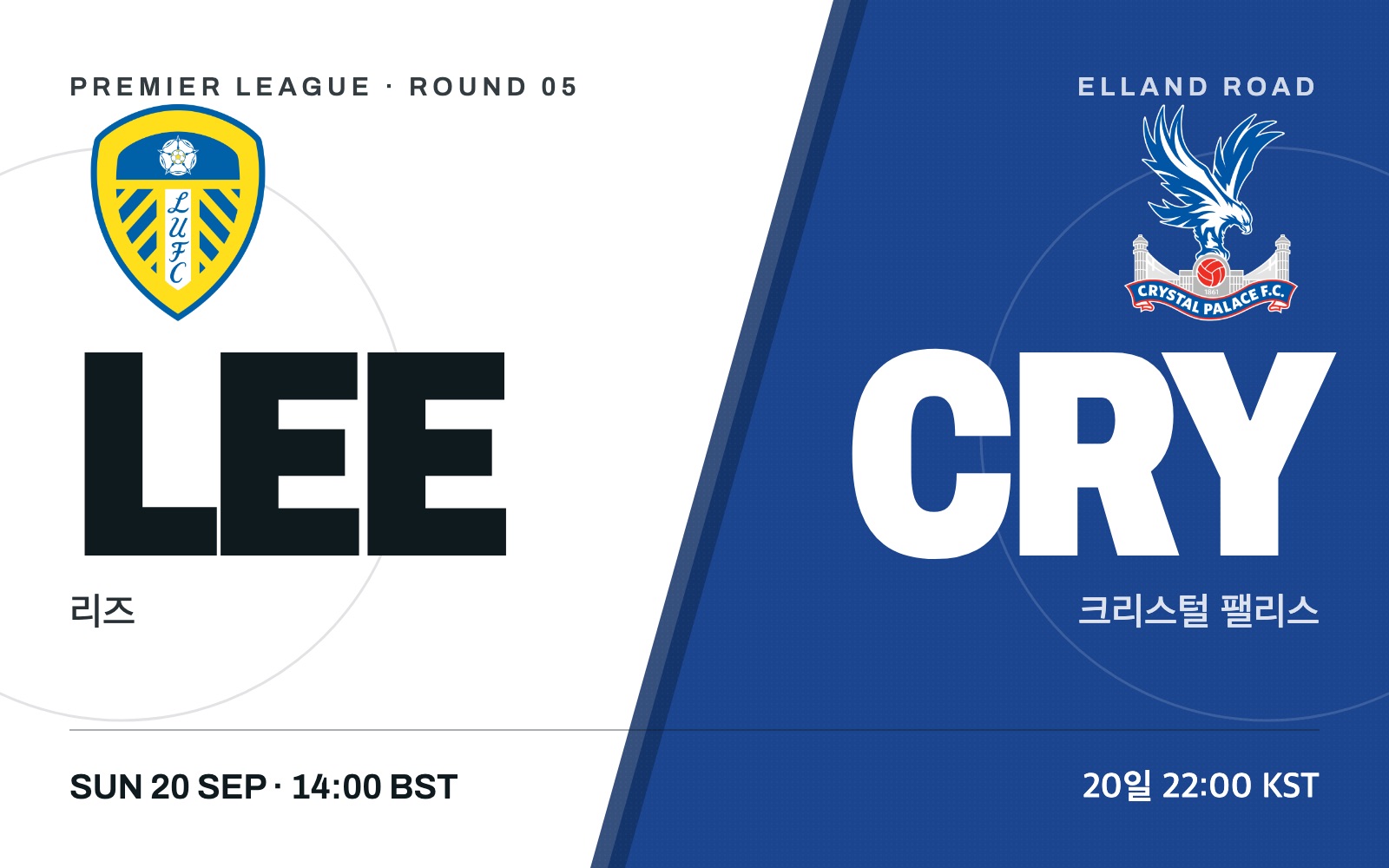 Leeds vs Crystal Palace