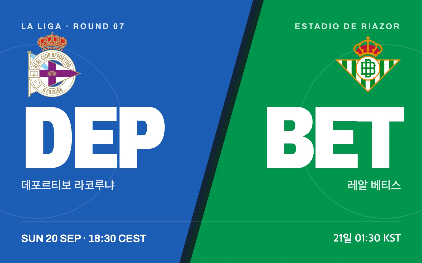 Deportivo La Coruña vs Real Betis