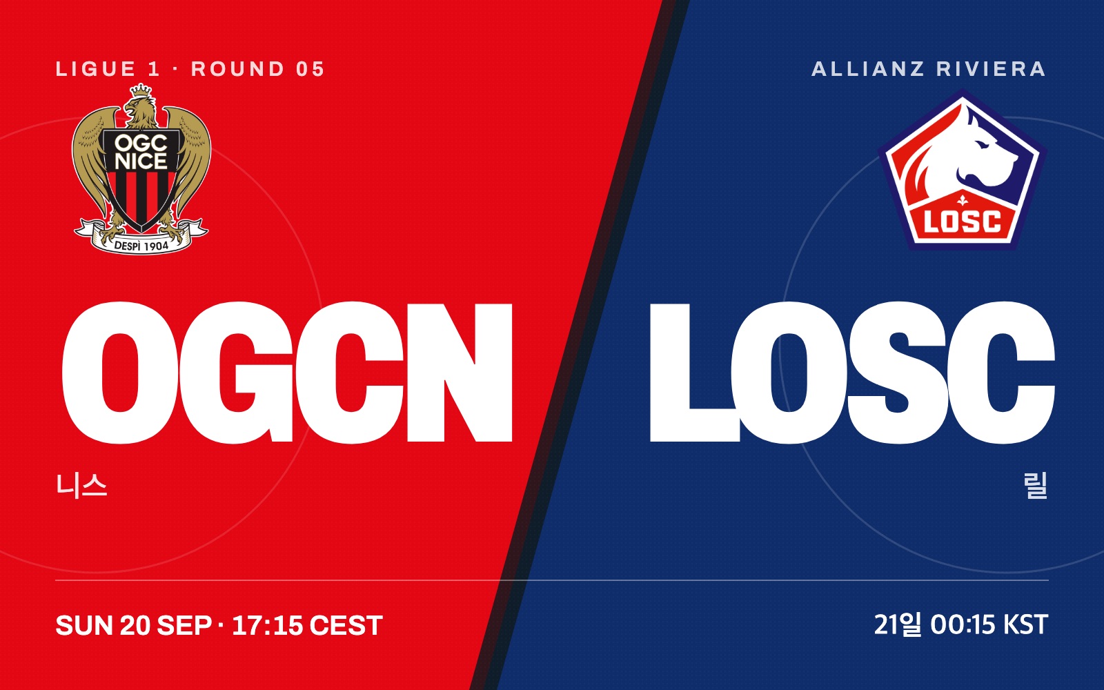 Nice vs Lille