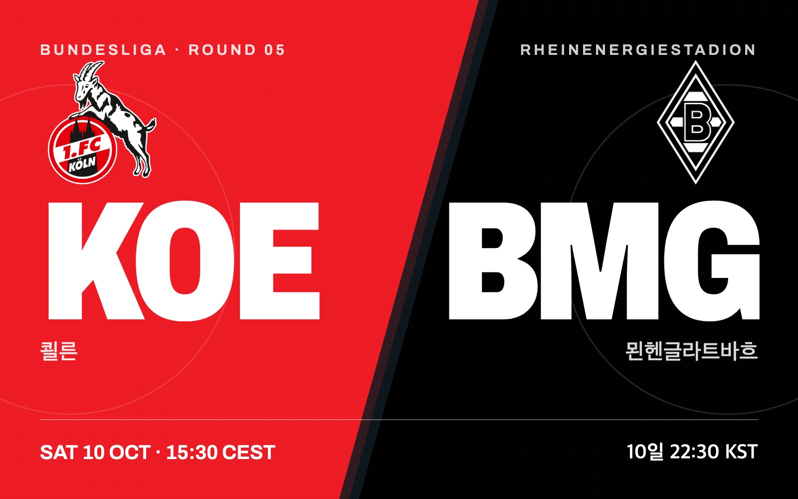 FC Köln vs Borussia Mönchengladbach