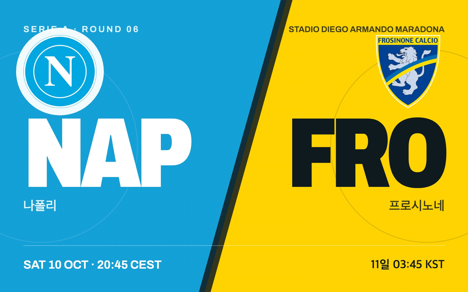 Napoli vs Frosinone