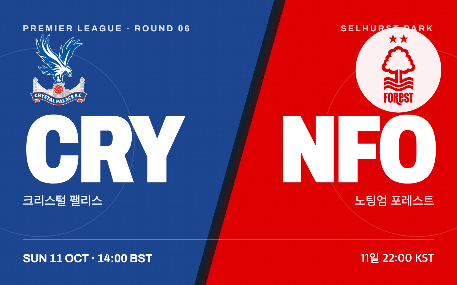 Crystal Palace vs Nottingham Forest